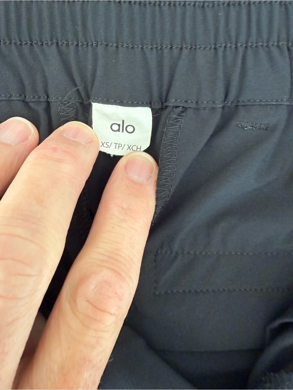 ALO Yoga High-Waist Pursuit Trouser in Black - Picture 8 of 10